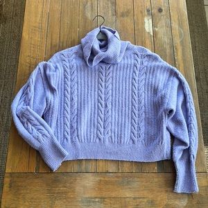 Wild Fable Lavender Turtleneck Sweater S